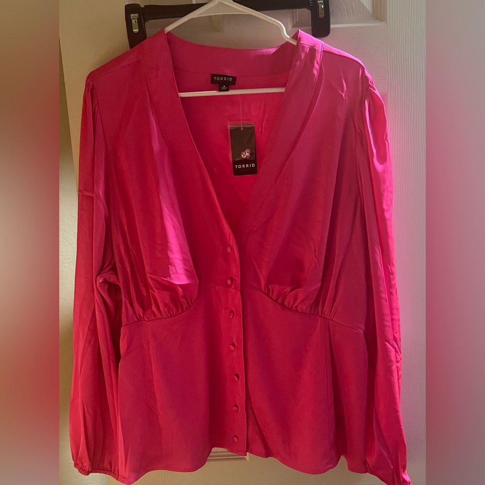 Torrid Satin top